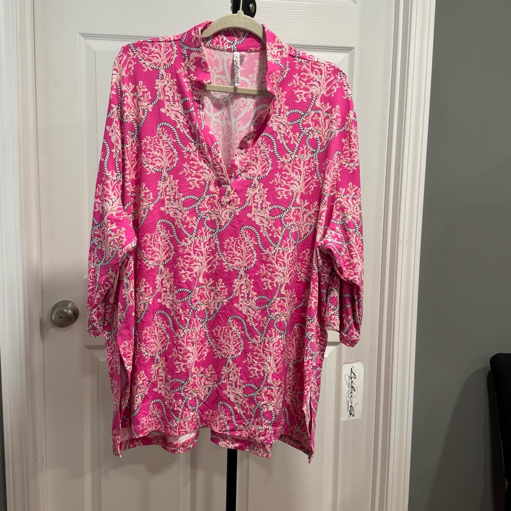 Pink Paisley Women's Top